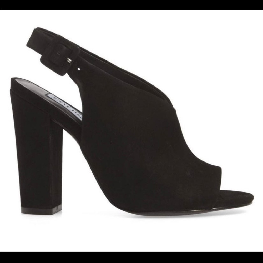 Steve Madden "Riley" nubuck suede slingback sandal